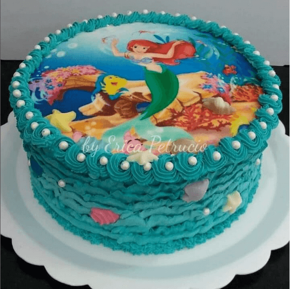 Bolo Pequena Sereia